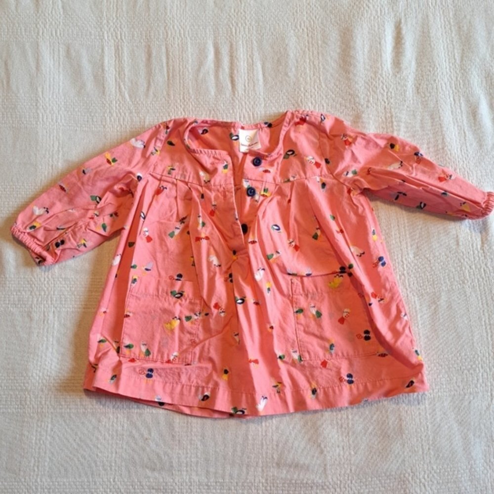 Hanna Andersson girls size 70 or 6-12 months pink dress